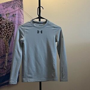 Under Armour Light Gray Compression Top